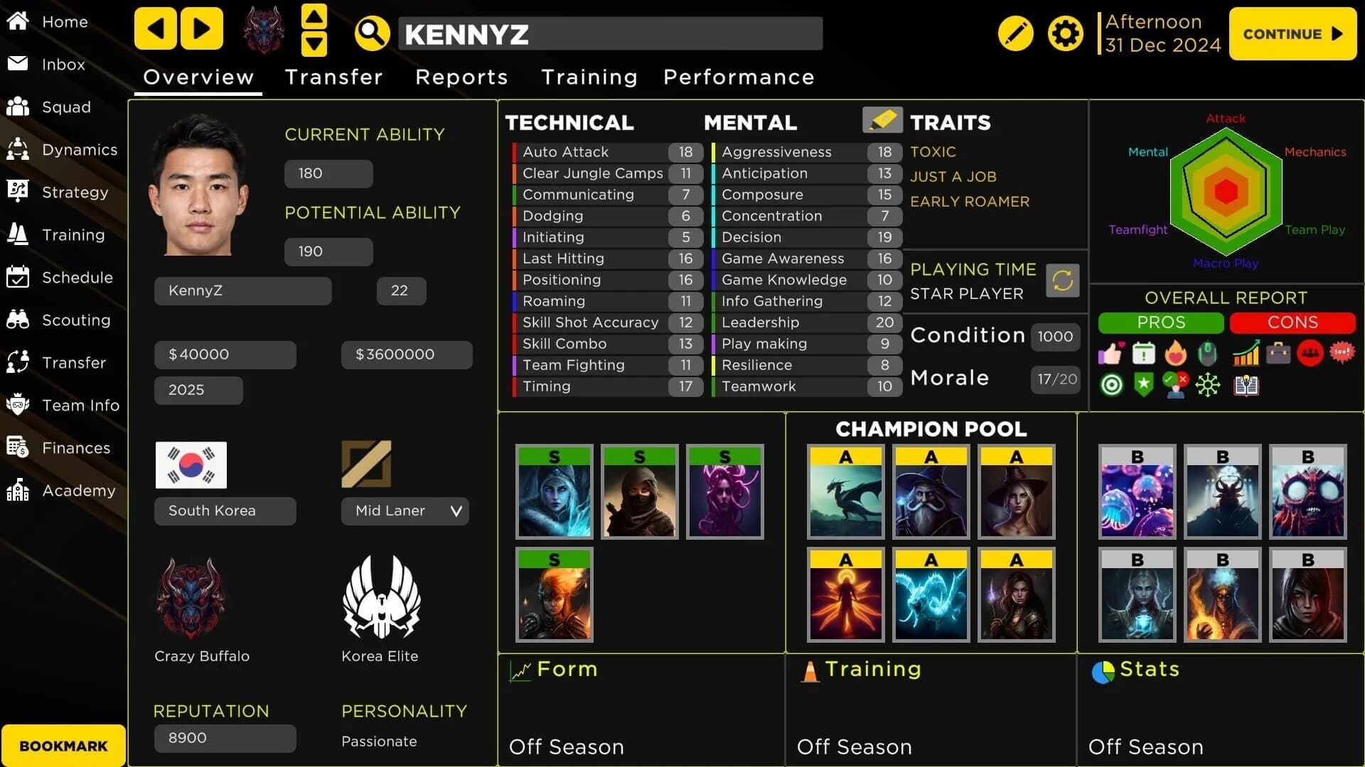MOBA Esport Manager 25 screenshot 5