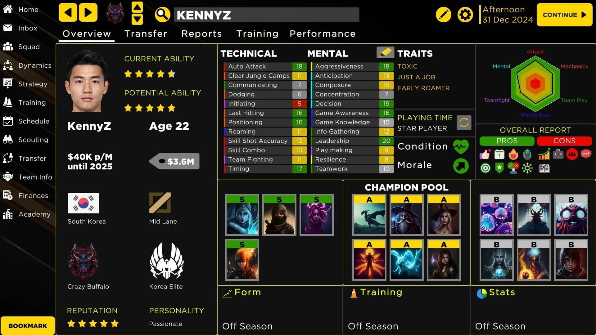 MOBA Esport Manager 25 screenshot 3