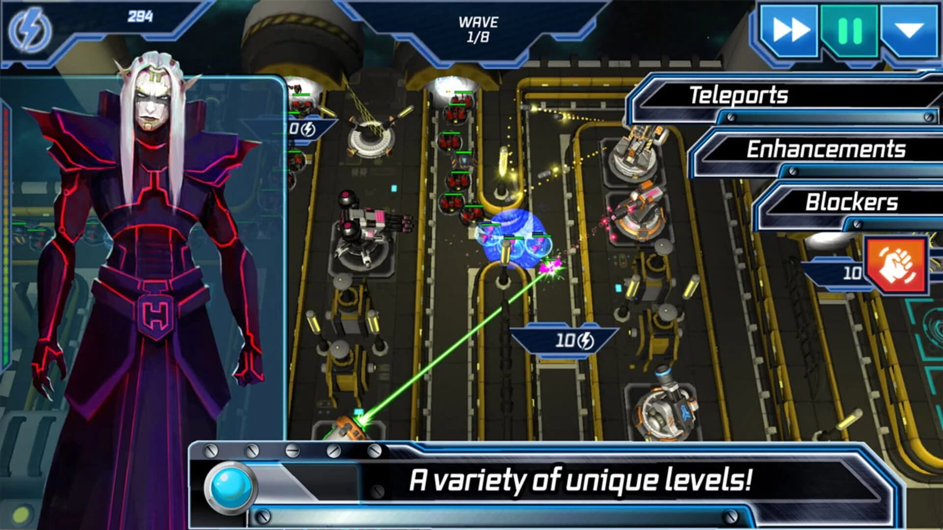 Module TD. Sci Fi Tower Defense screenshot 2