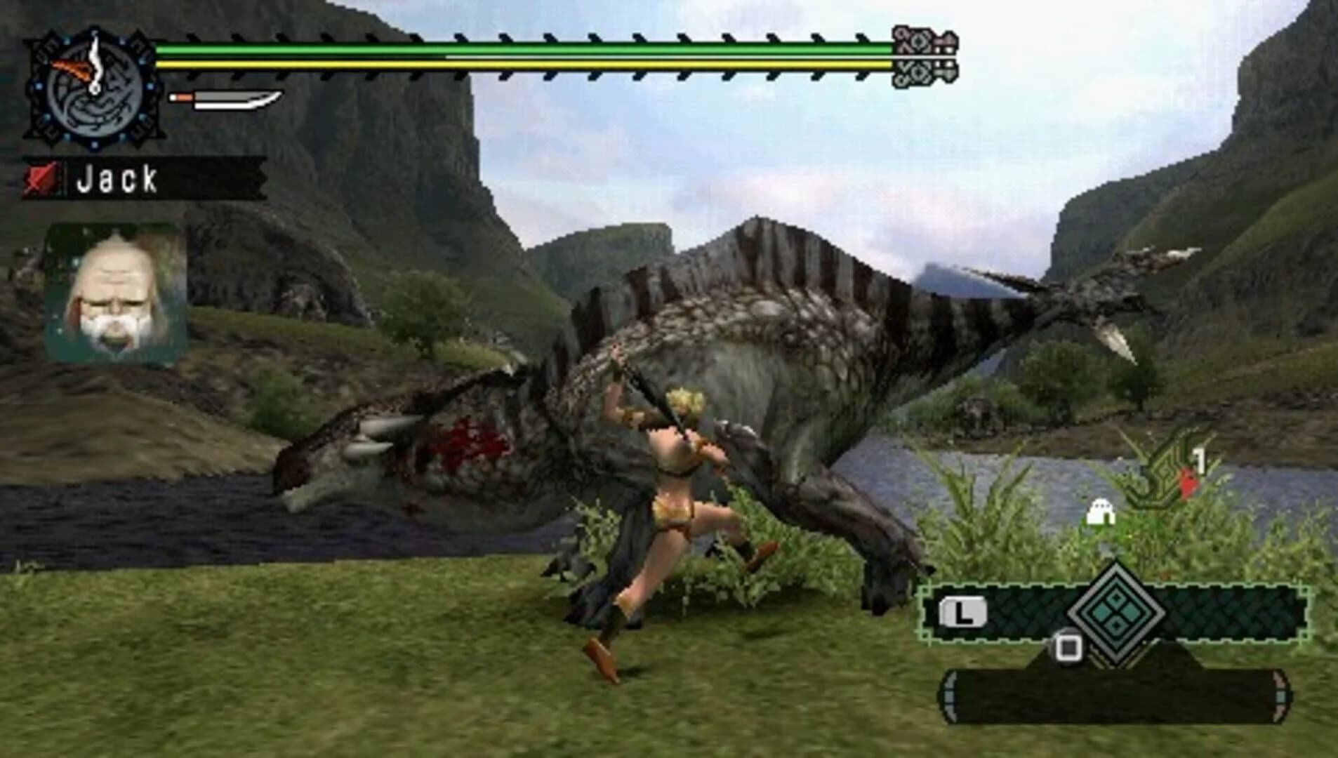 Monster Hunter Freedom screenshot 1