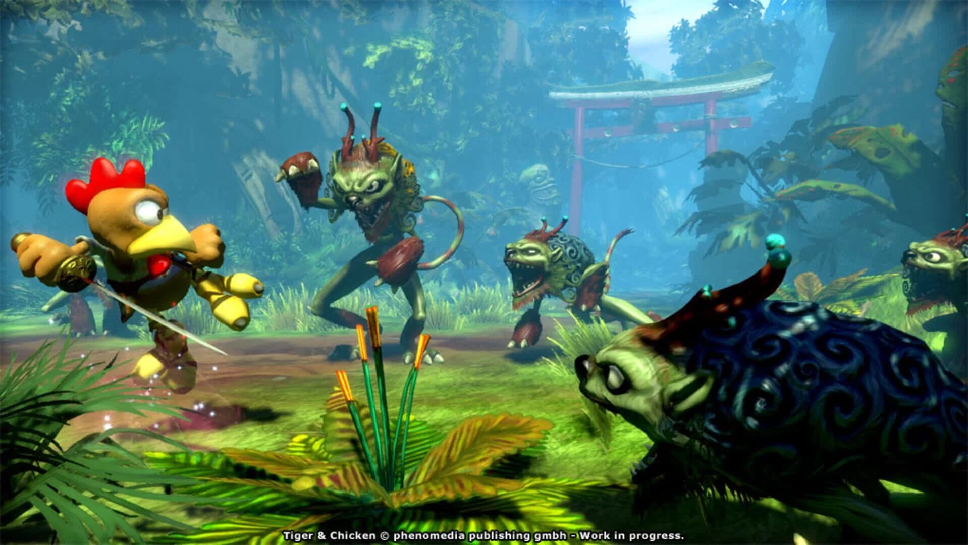 Moorhuhn: Tiger and Chicken screenshot 4