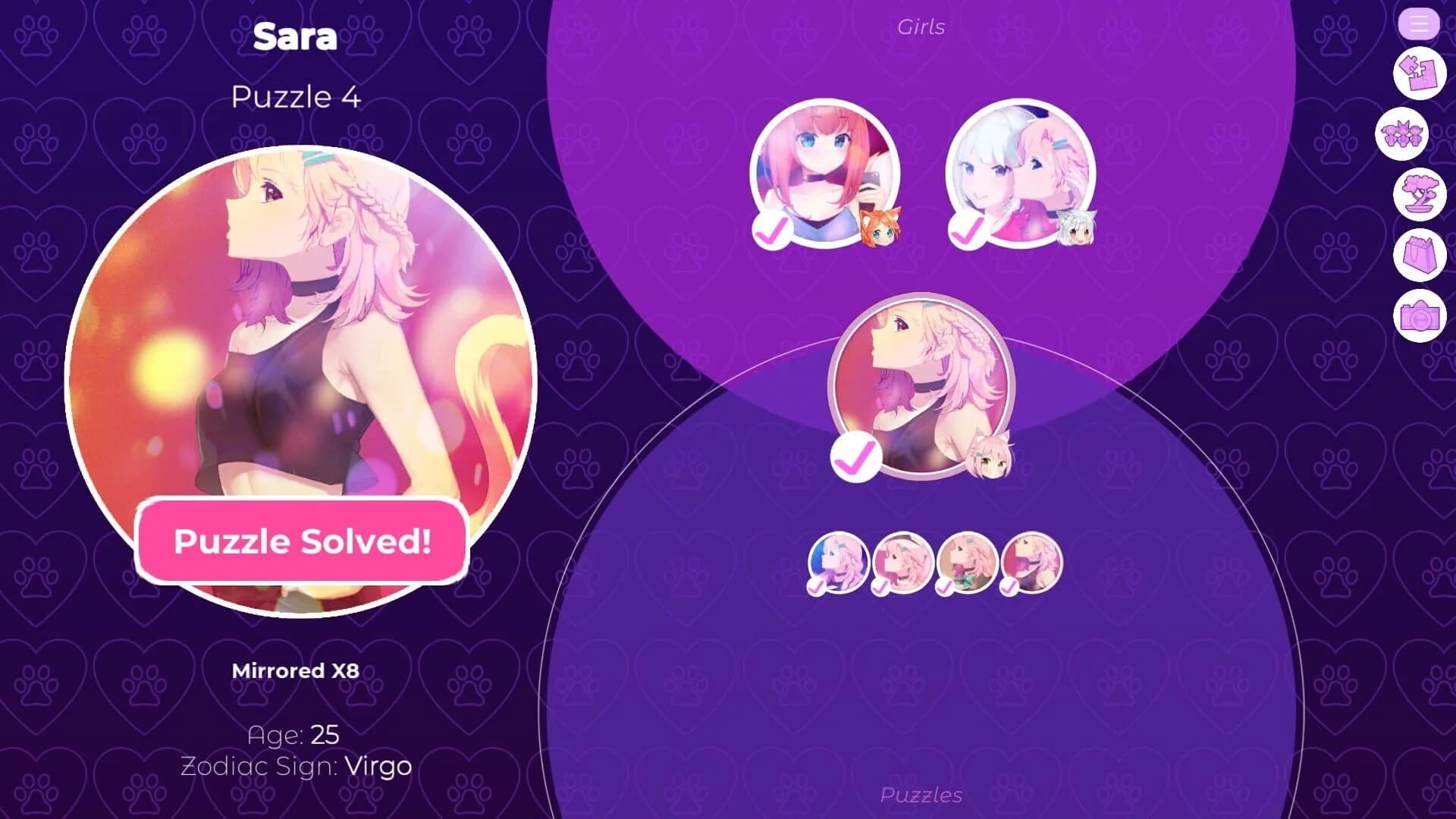 Mosaique Neko Waifus 2 screenshot 3