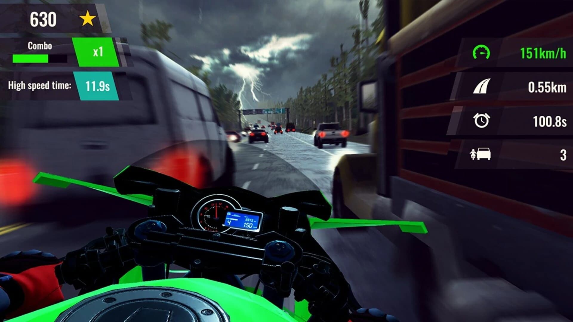 Moto Rush GT Night Chase screenshot 11