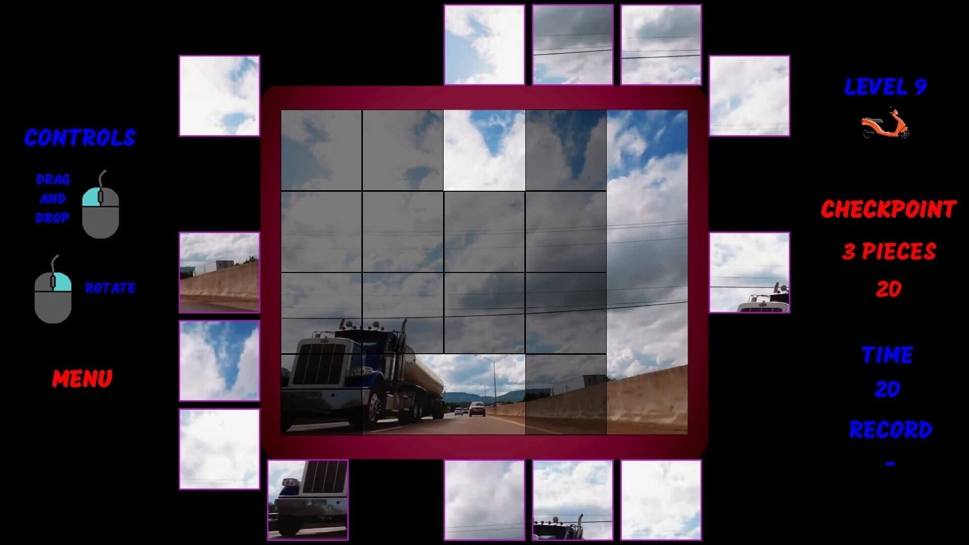 Motorbike Video Puzzle screenshot 4