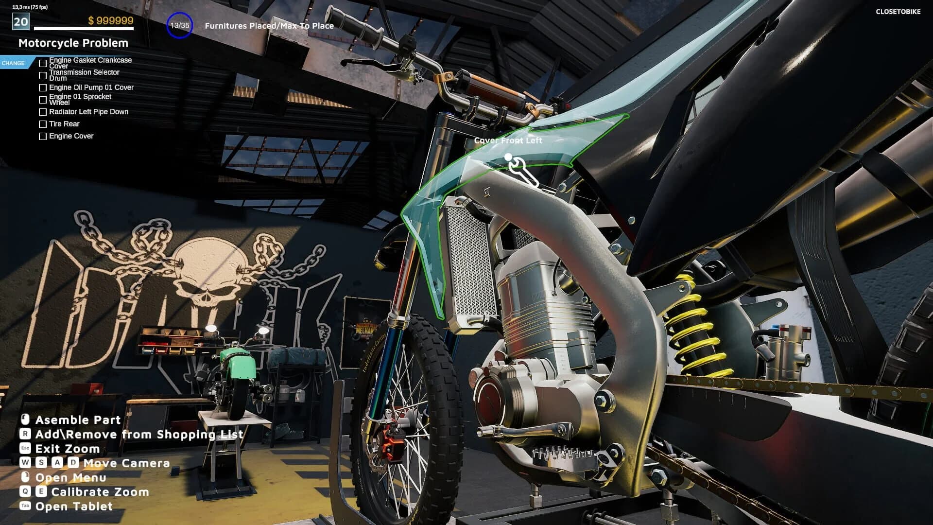Motorcycle Mechanic Simulator 2021 screenshot 1