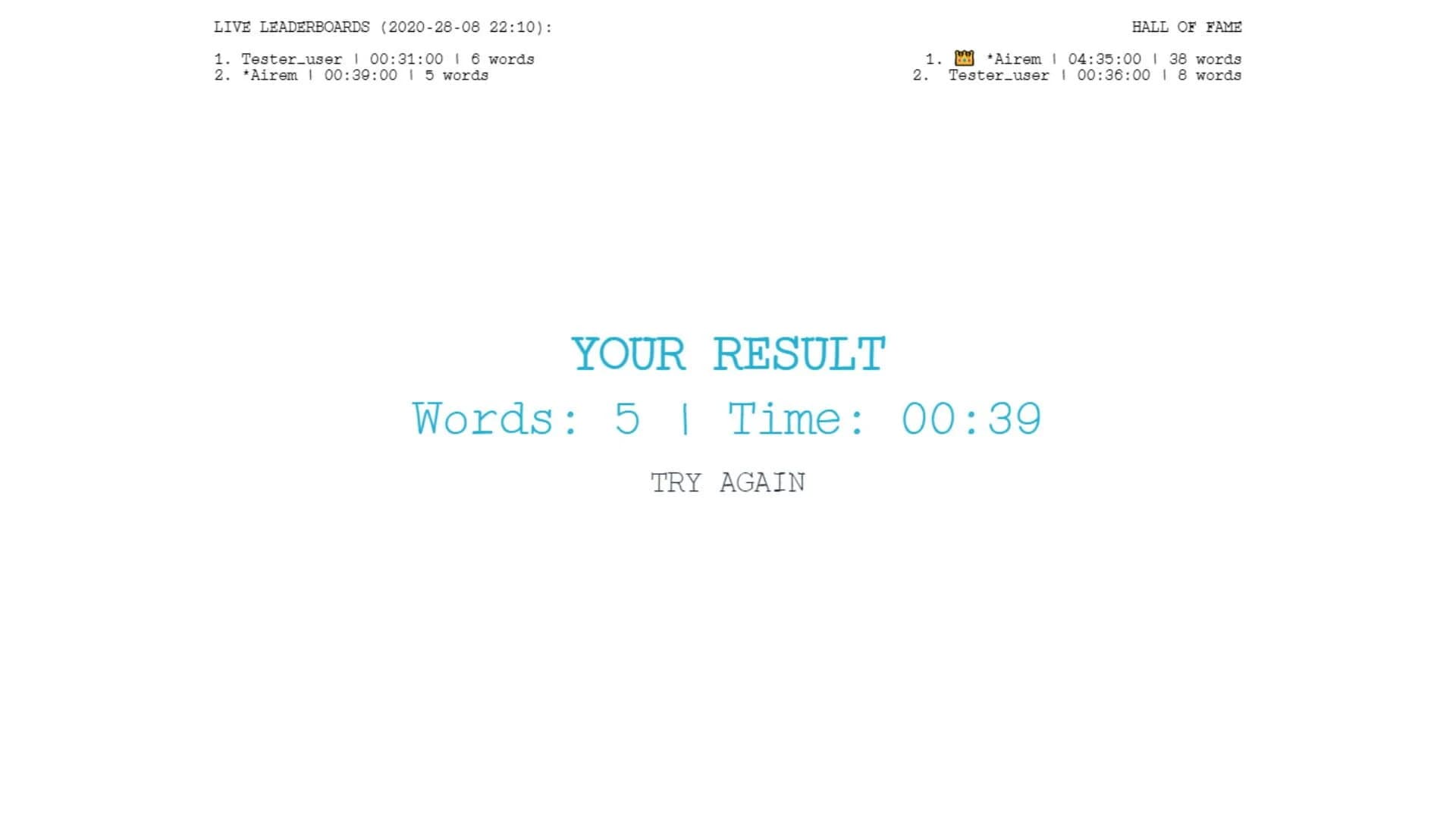 Moving Letters screenshot 3