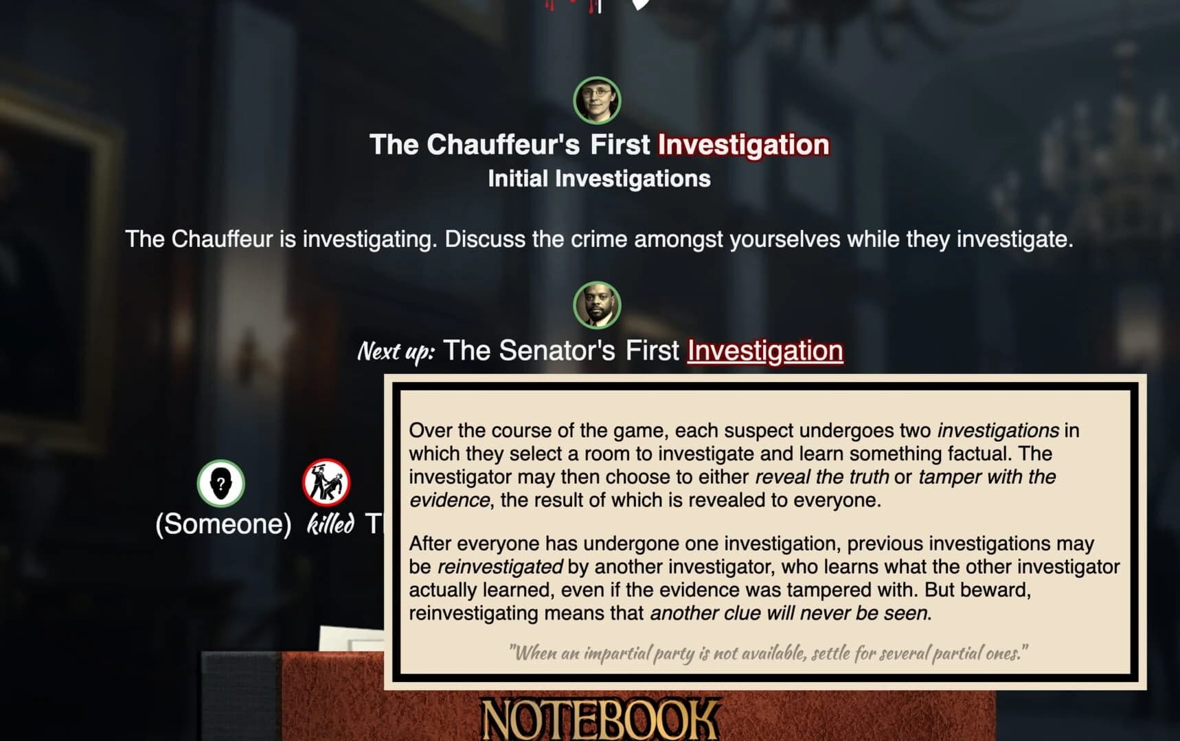 Murder Masquerade screenshot 1