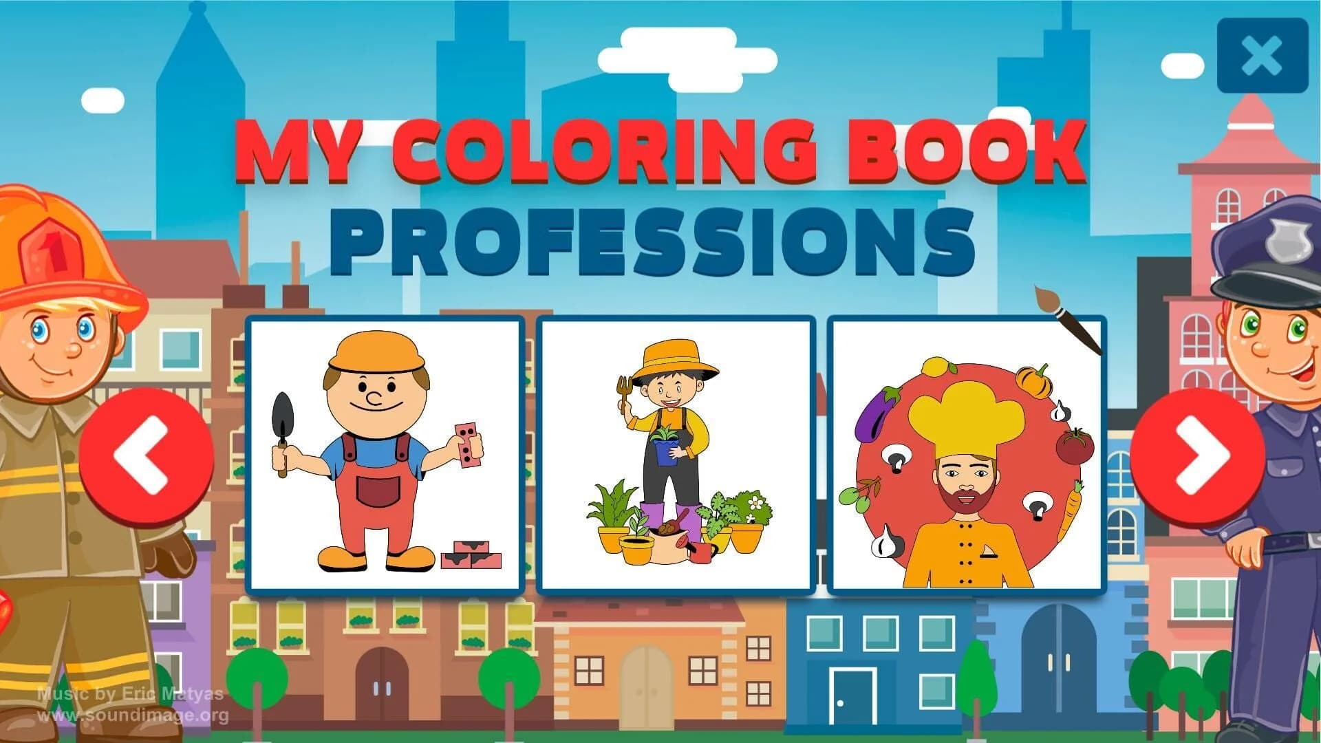 My Coloring Book: Professions screenshot 5