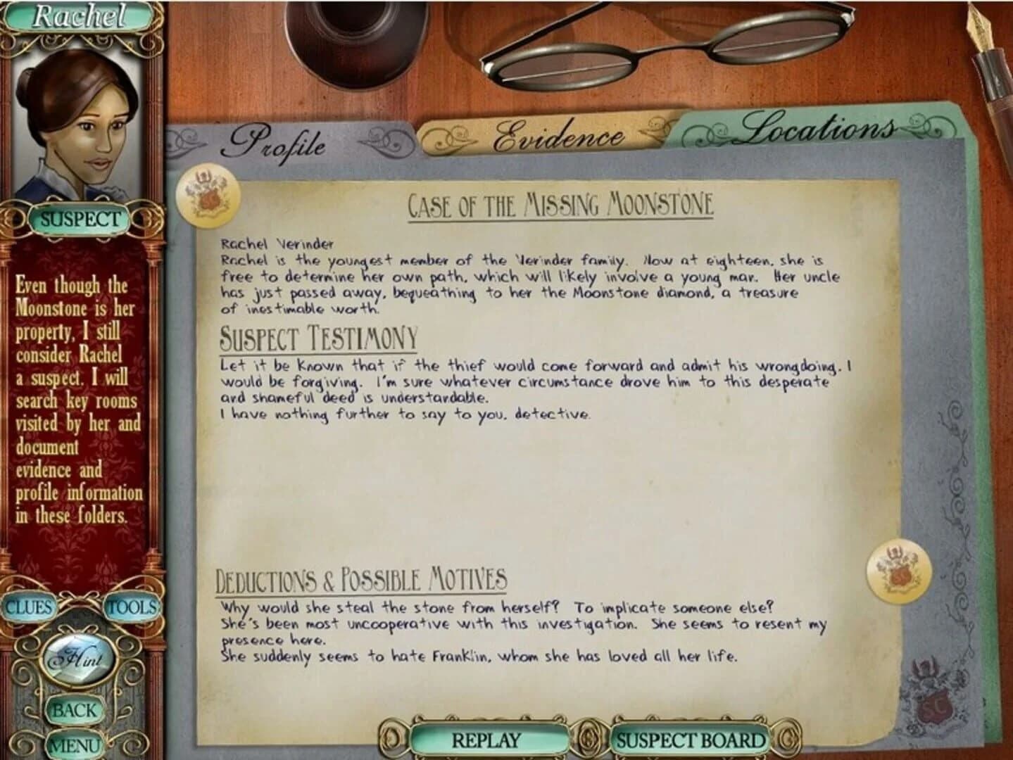 Mystery Masterpiece: The Moonstone screenshot 4