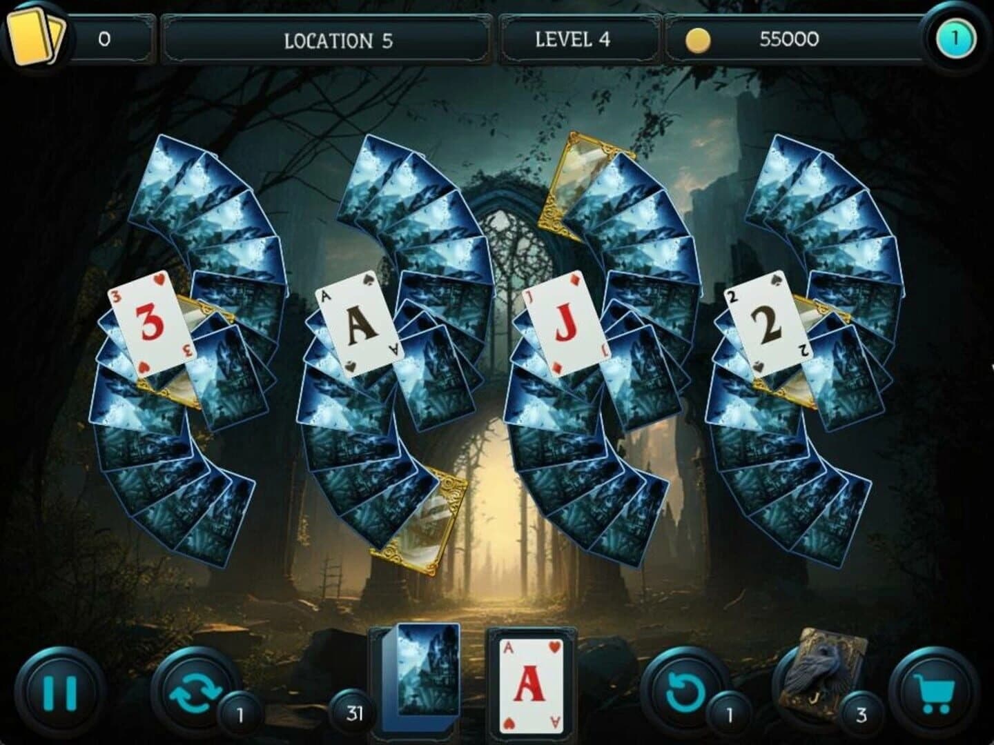 Mystery Solitaire: The Black Raven 5 screenshot 5