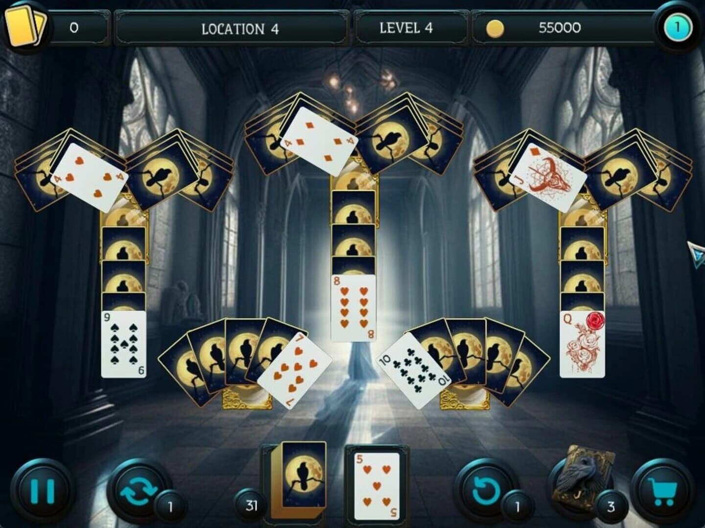 Mystery Solitaire: The Black Raven 5 screenshot 4