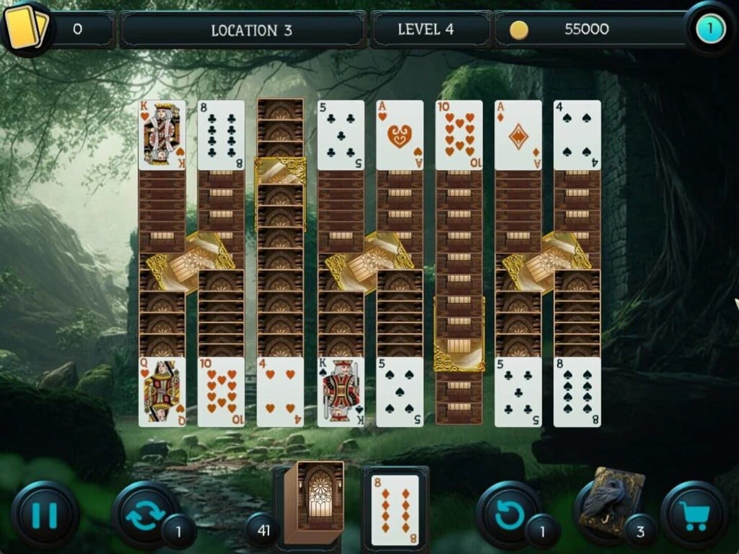 Mystery Solitaire: The Black Raven 5 screenshot 3