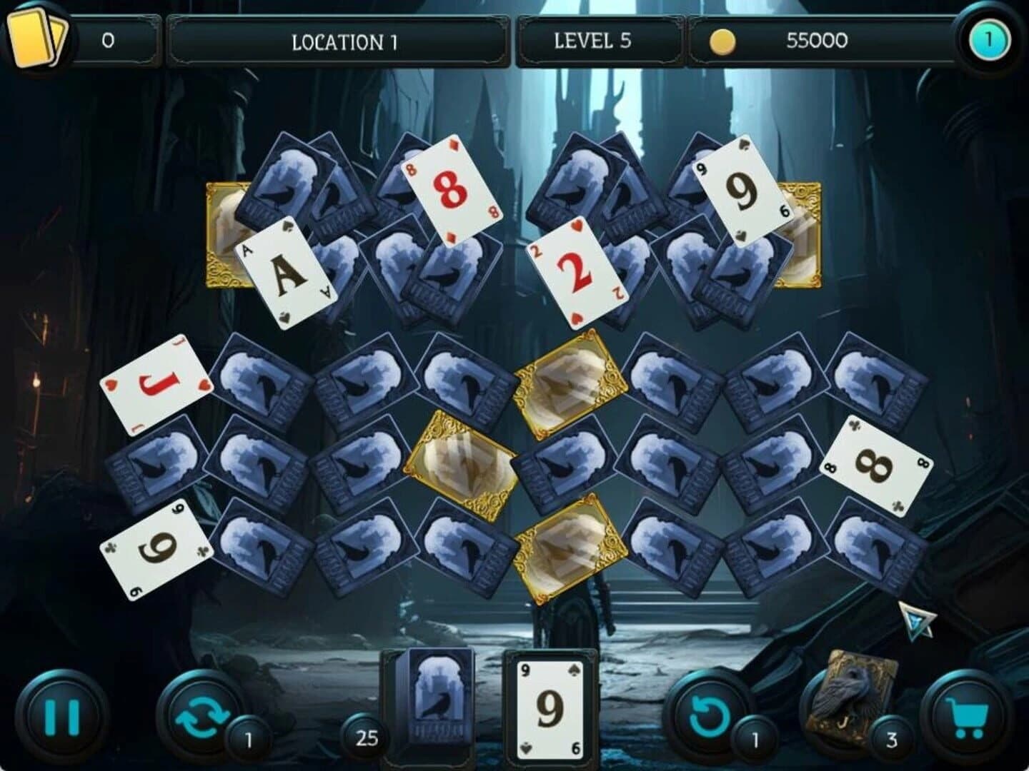 Mystery Solitaire: The Black Raven 6 screenshot 1