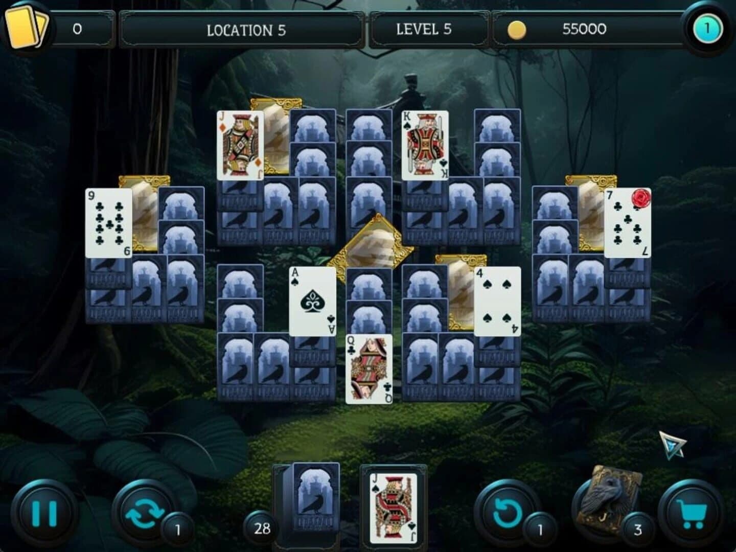 Mystery Solitaire: The Black Raven 6 screenshot 5