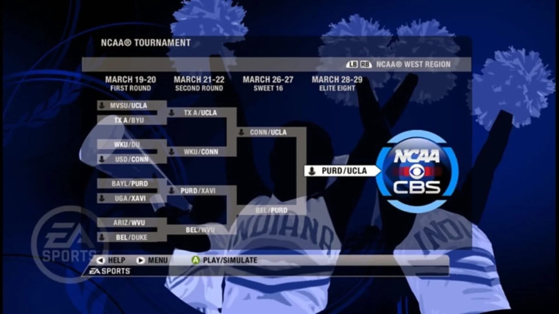 NCAA Basketball 09: March Madness Edition screenshot 1