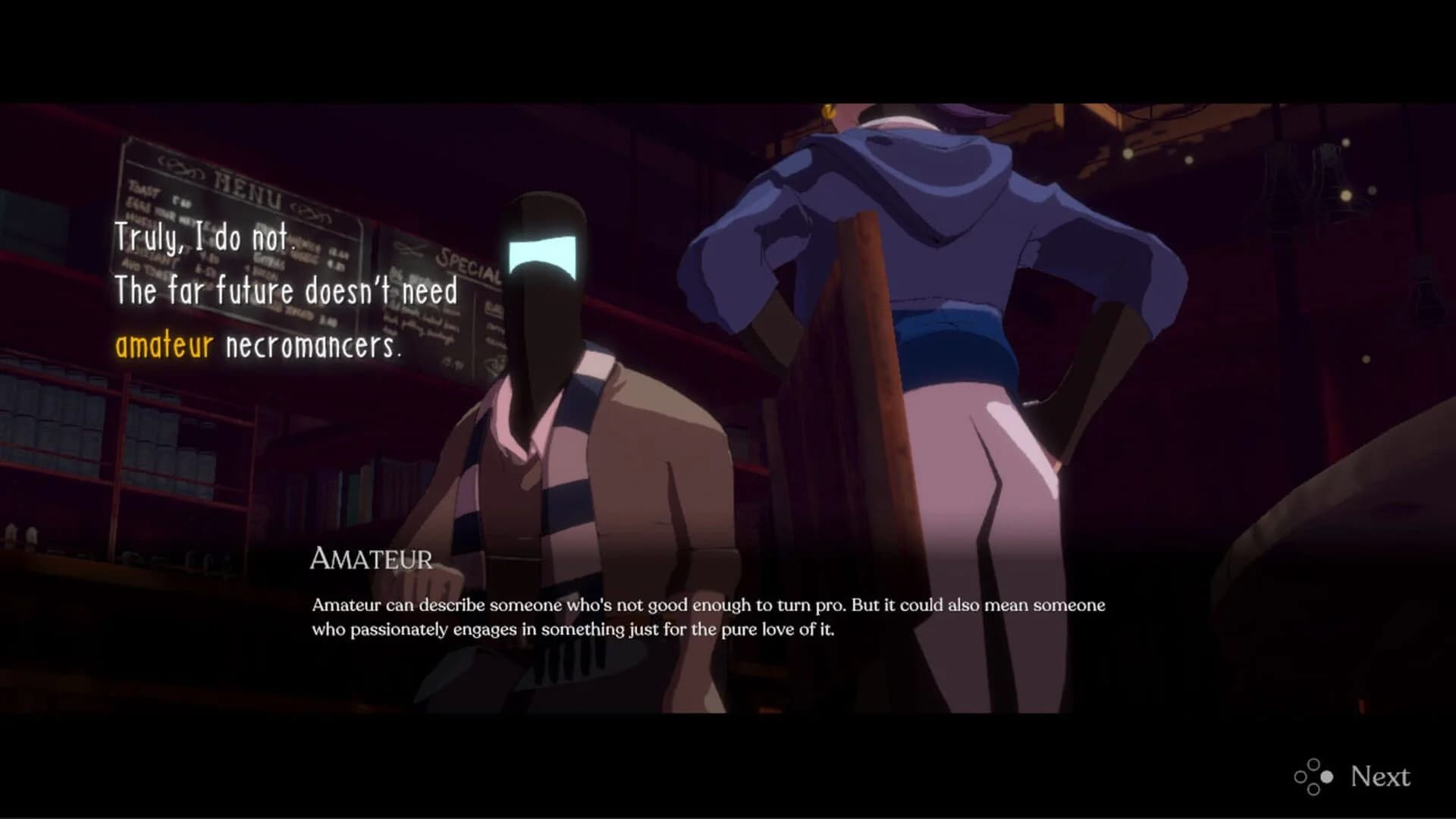 Necrobarista: Final Pour screenshot 2