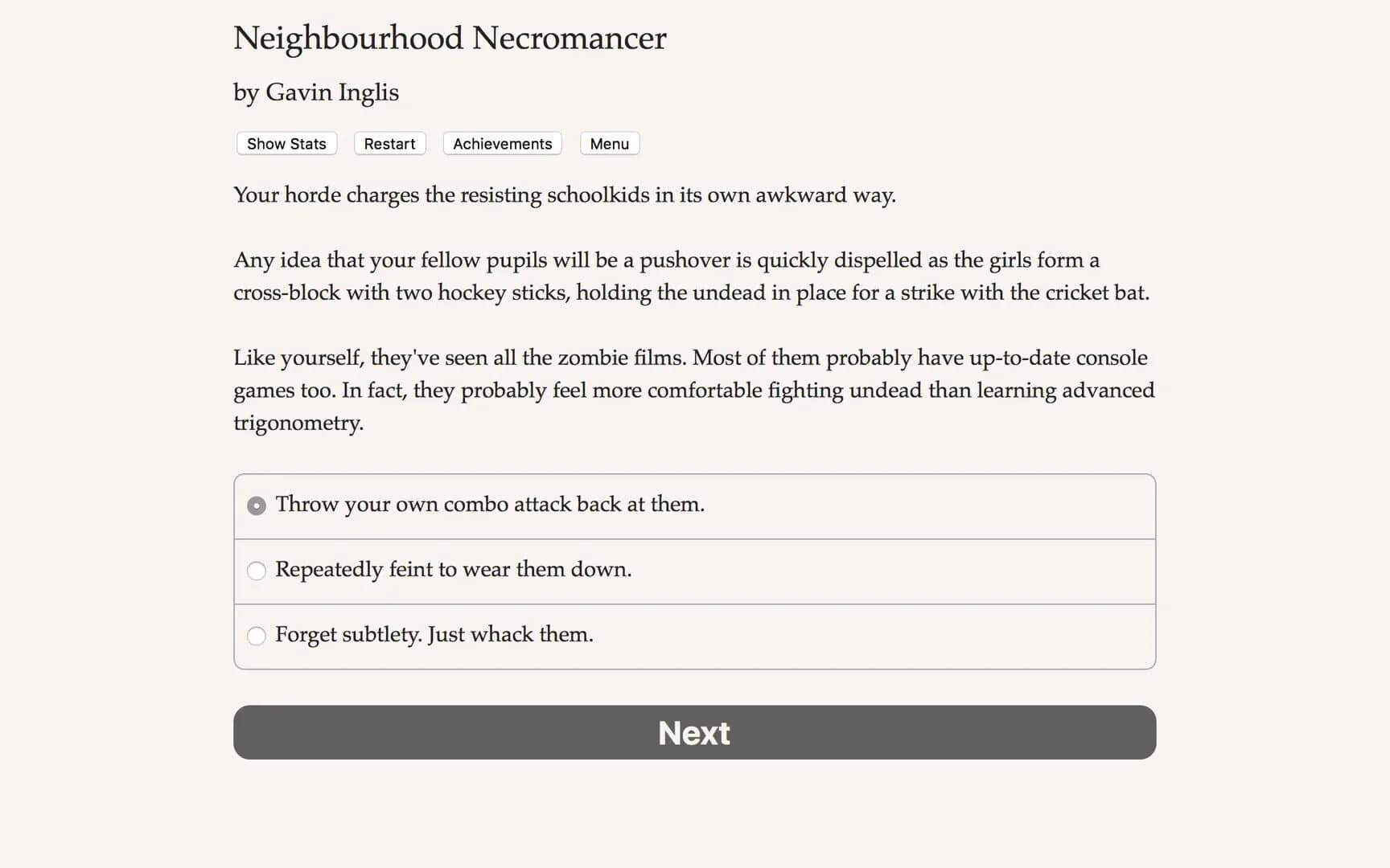 Neighbourhood Necromancer screenshot 2
