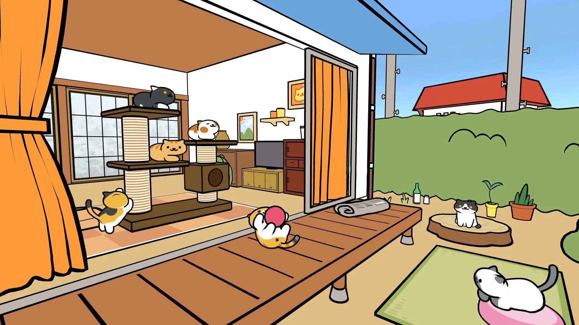 Neko Atsume VR screenshot 2