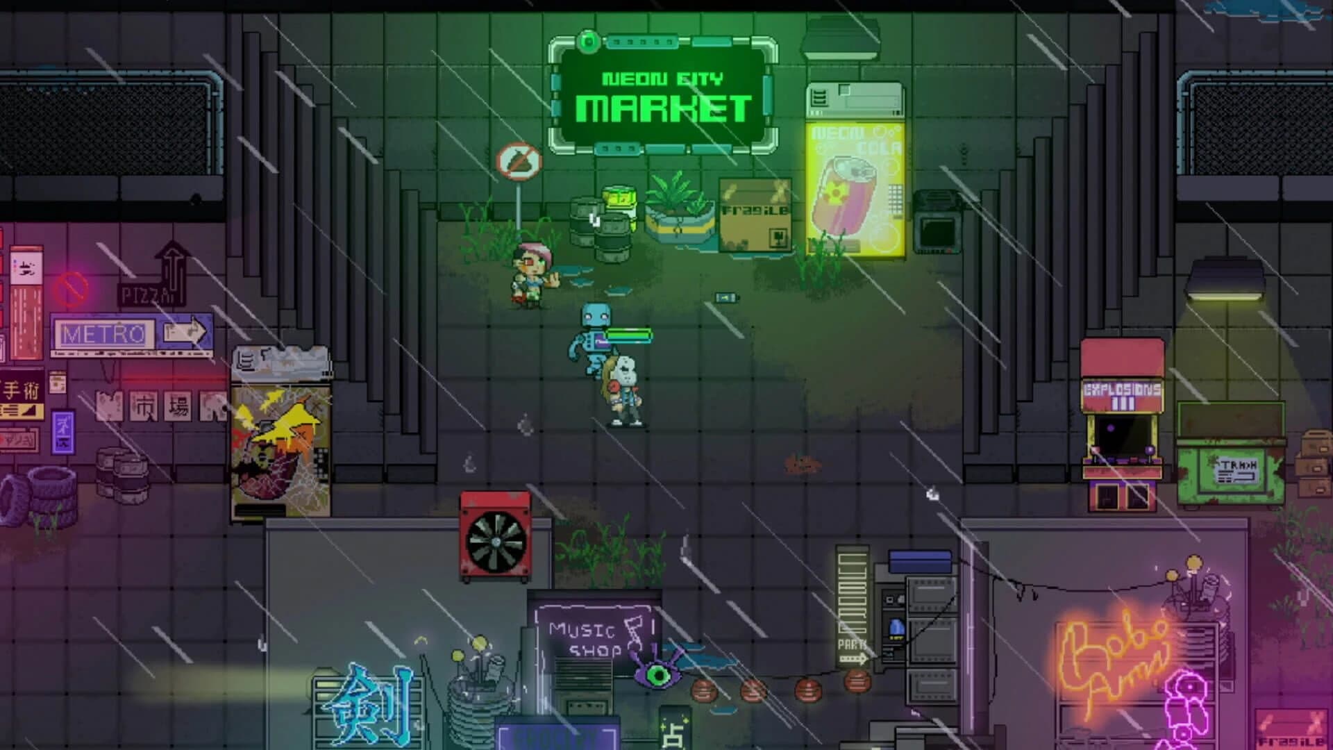 Neon City Riders: Super-Powered Edition screenshot 2