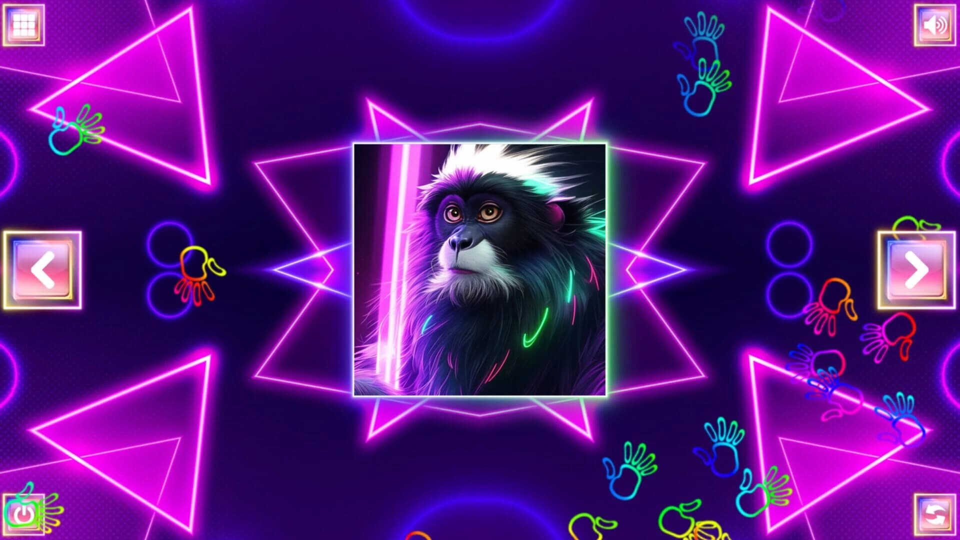 Neon Fantasy: Monkeys screenshot 4