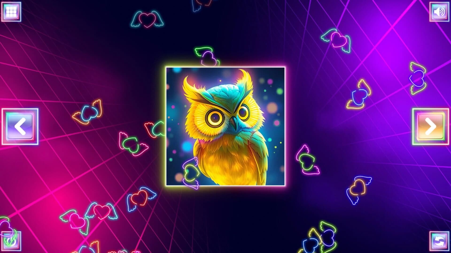 Neon Fantasy: Owls screenshot 3