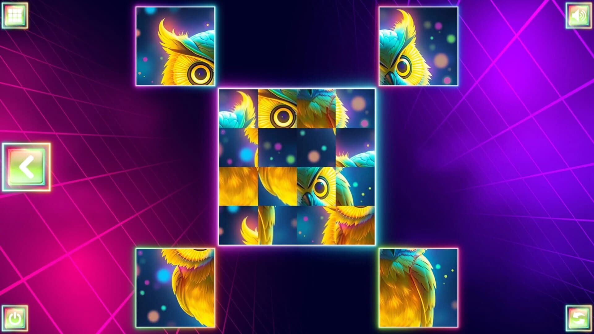 Neon Fantasy: Owls screenshot 1