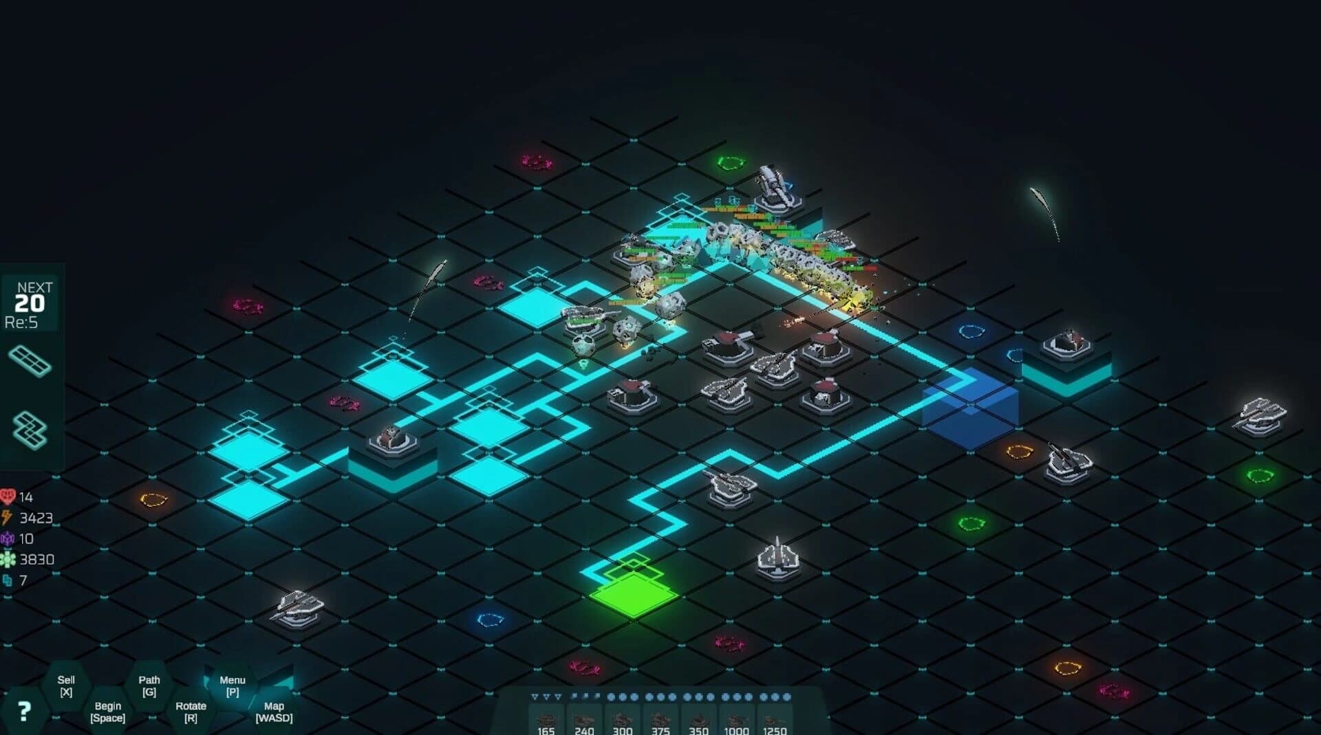 Neon Grid Defenders screenshot 4