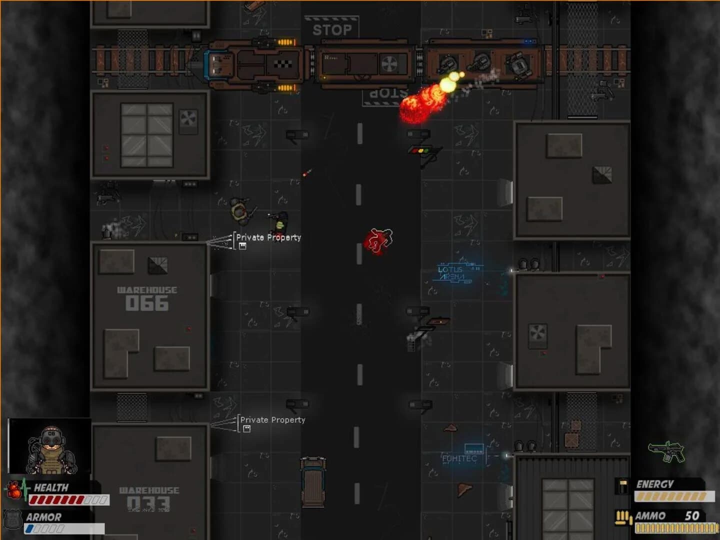 Neon Hardcorps screenshot 2