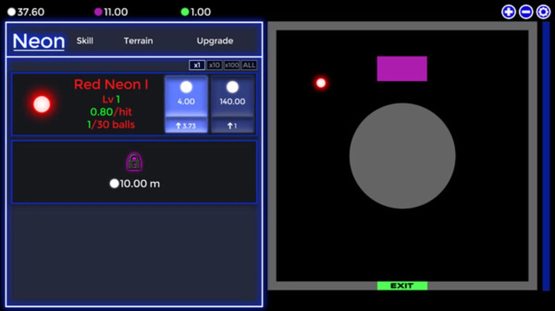 Neon Idle screenshot 3