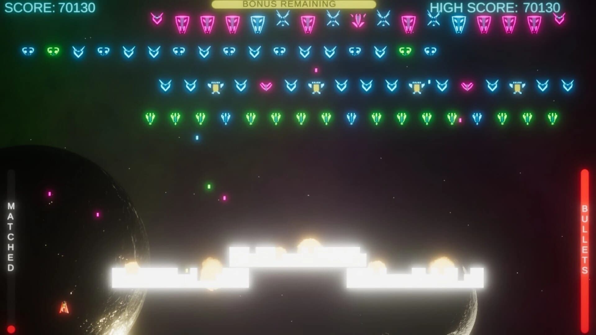 Neon Invaders screenshot 5