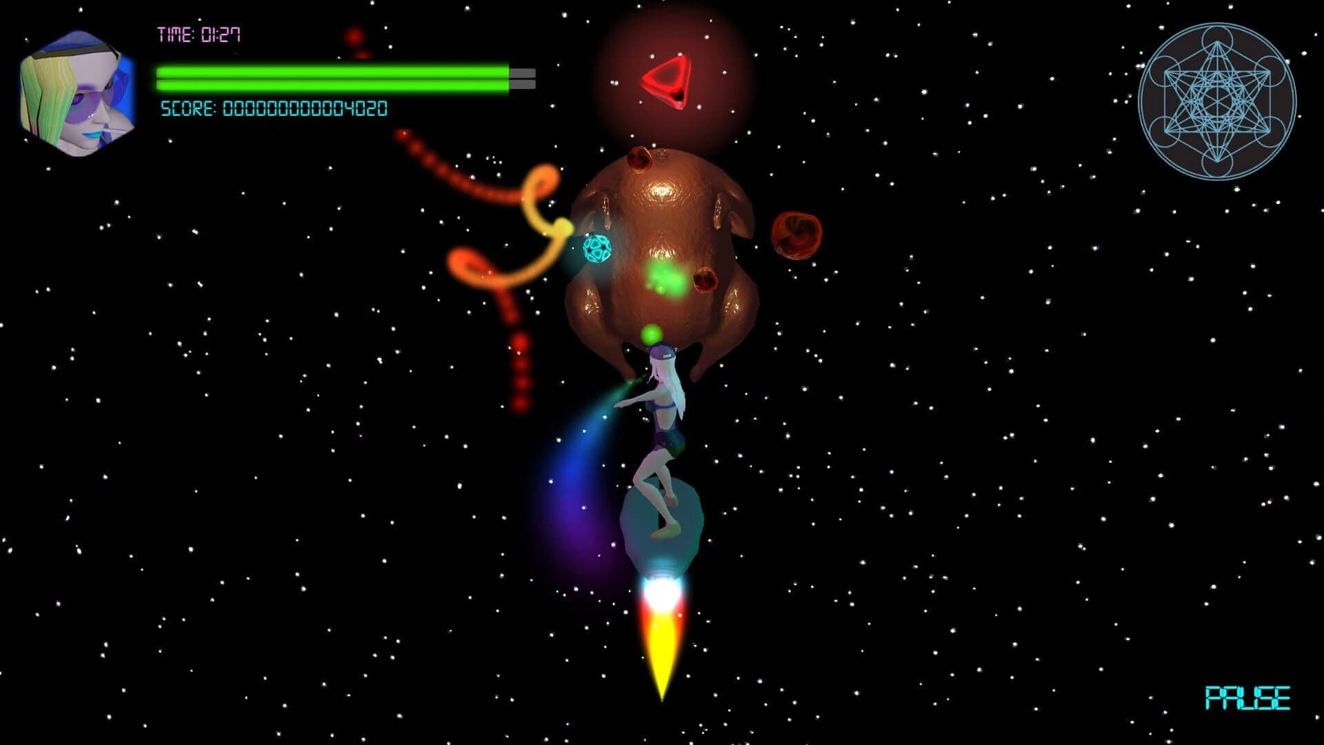 Neon Spaceboard screenshot 2