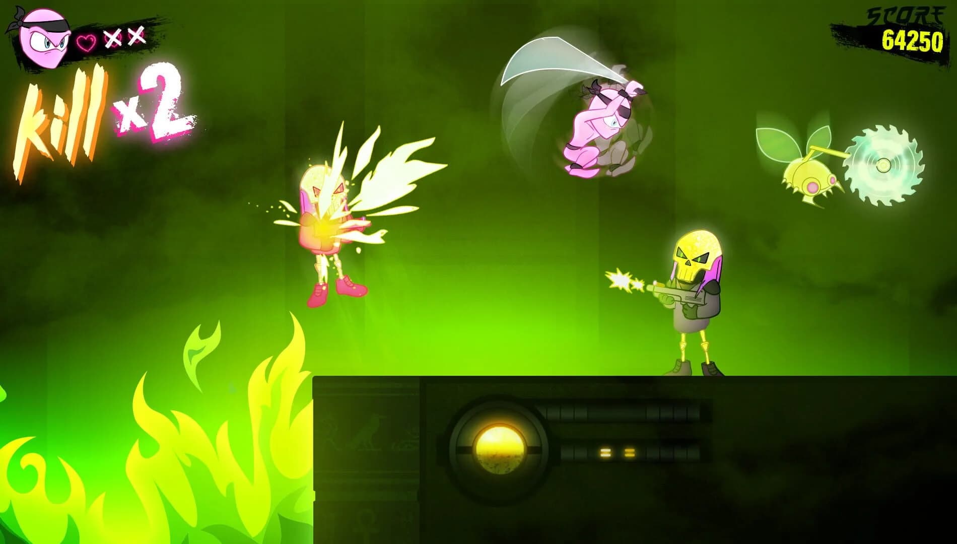 Neon the Ninja screenshot 2