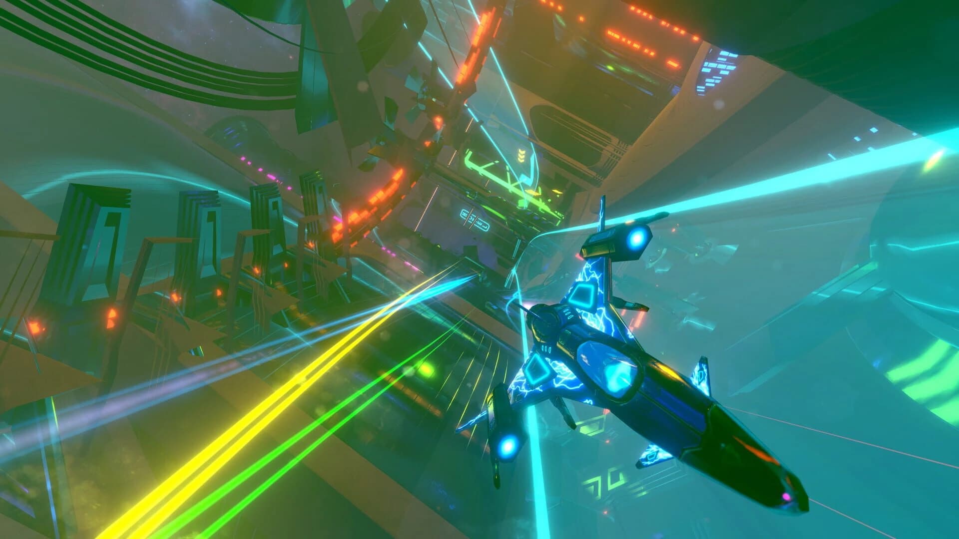 Neon Wings: Air Race screenshot 2