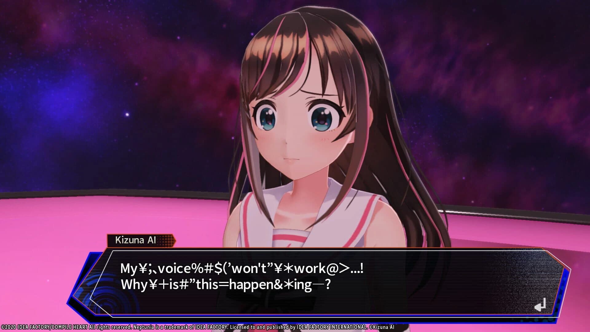 Neptunia: Virtual Stars - Kizuna AI screenshot 1