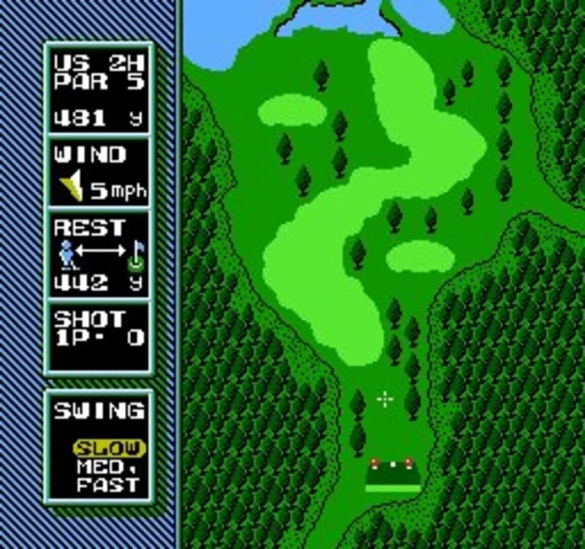 NES Open Tournament Golf screenshot 2