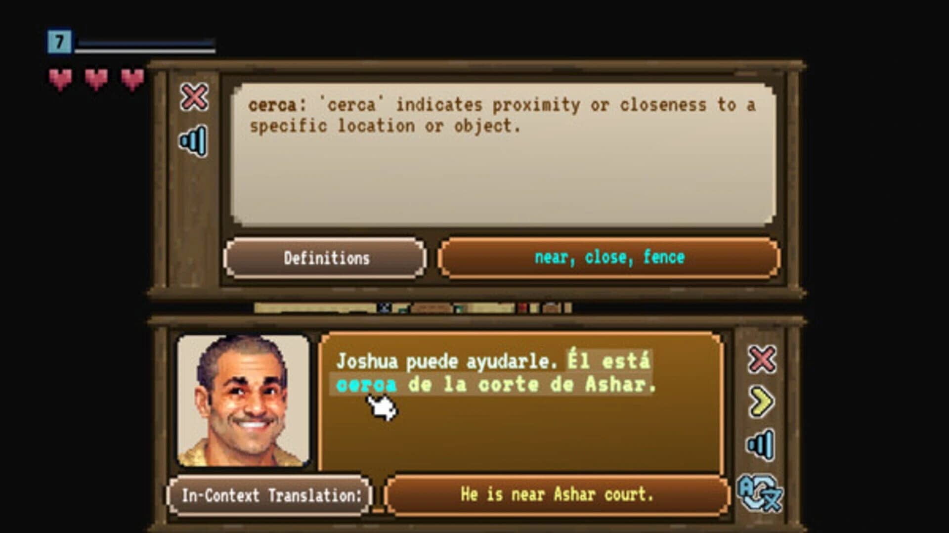Newcomer: A Language Learning RPG screenshot 5