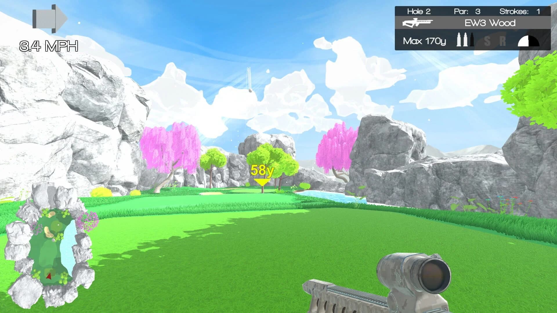 Nice Shot! The Gun Golfing Game screenshot 3