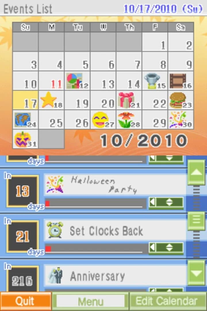 Nintendo Countdown Calendar screenshot 1