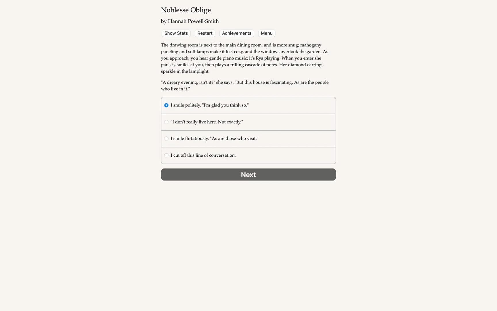 Noblesse Oblige screenshot 1