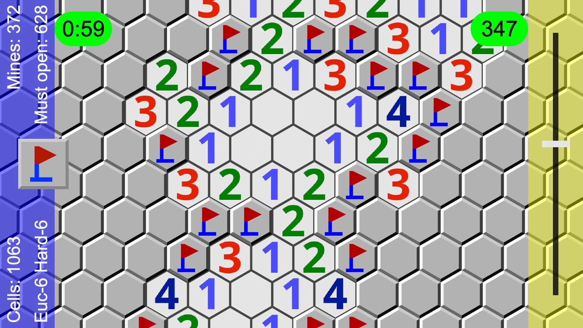 Non-Euclidean Minesweeper screenshot 2