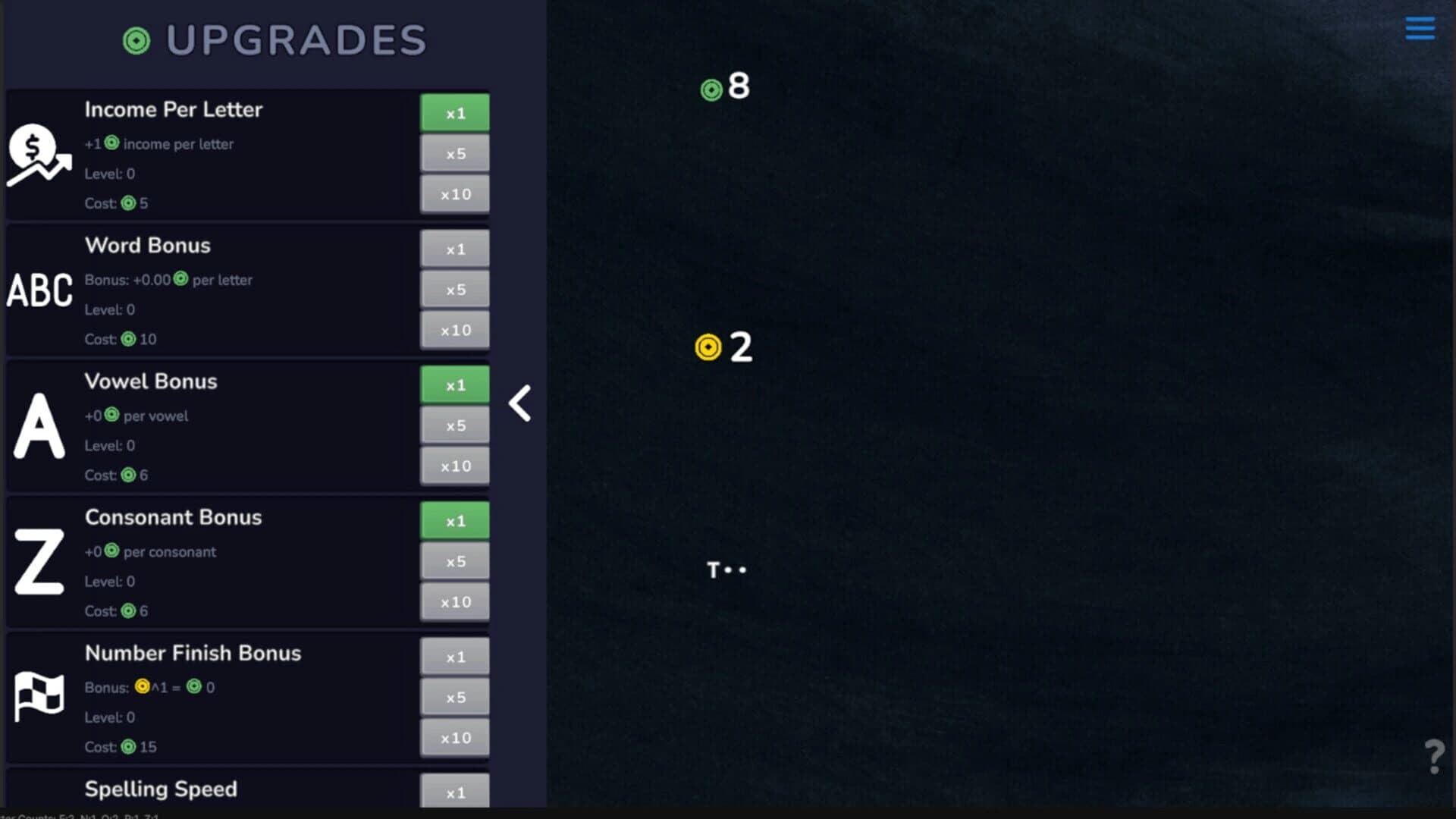 Numenclature screenshot 2