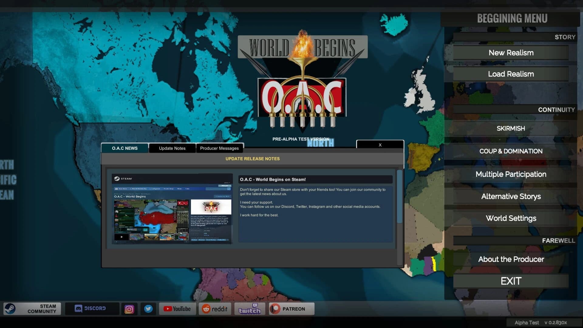O.A.C: World Begins screenshot 1