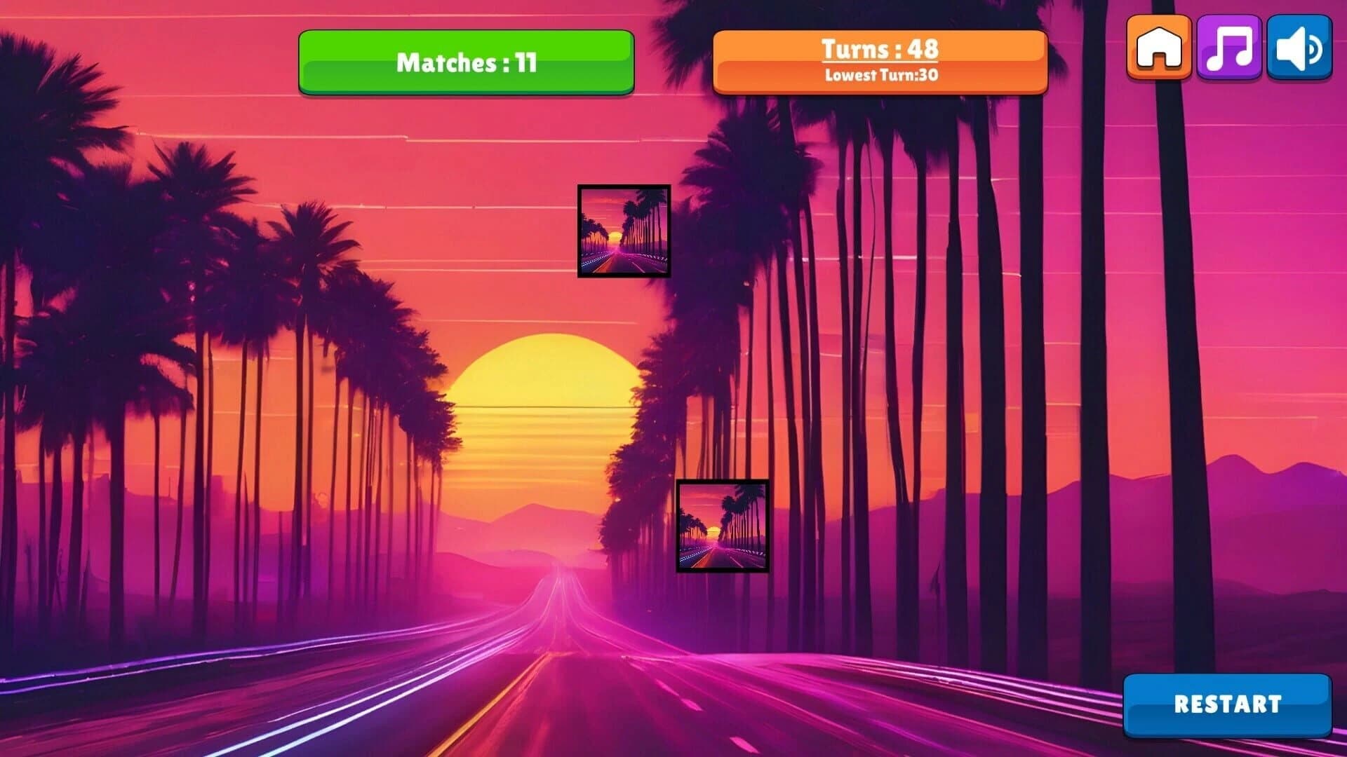 OG Memory: Synthwave Cars screenshot 2