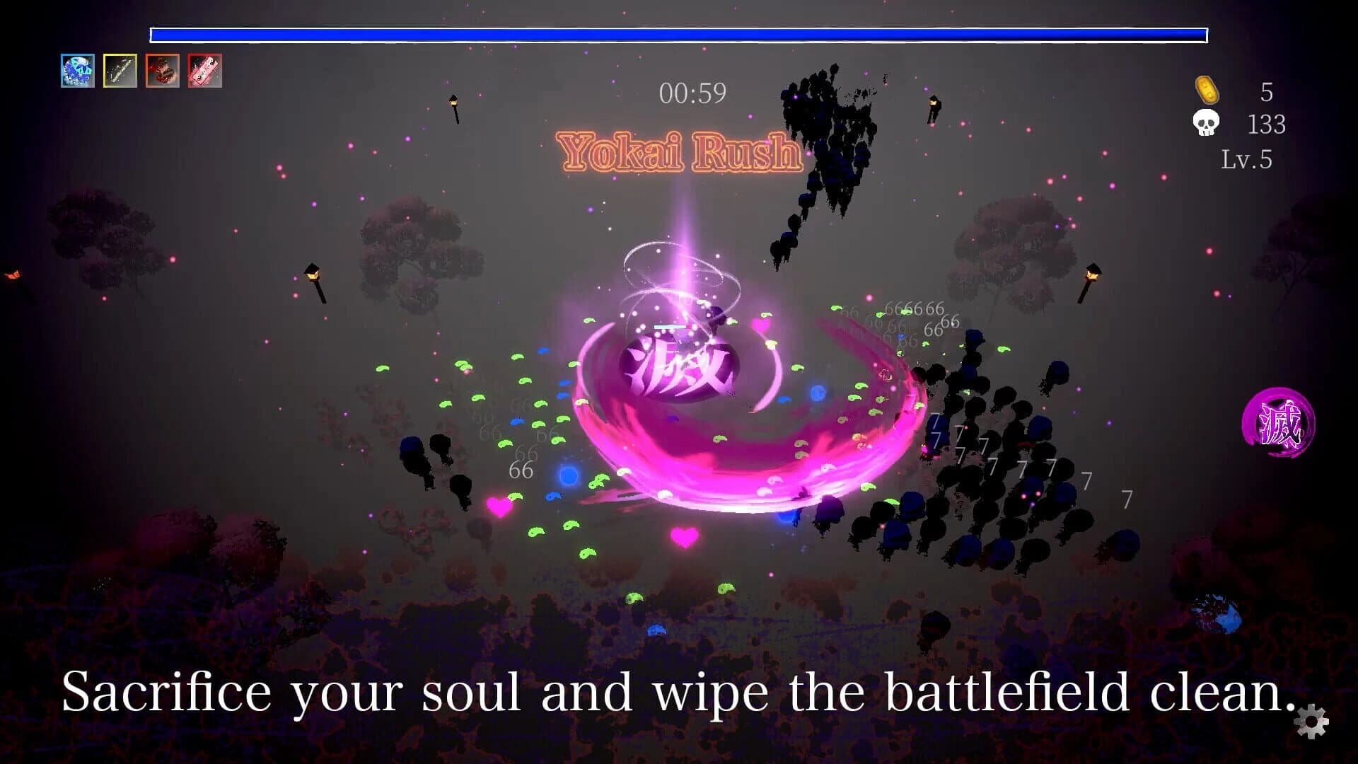 Oiran Survival: Edo Yokai Rush screenshot 4