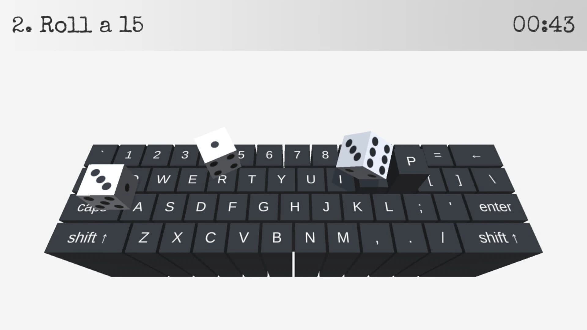 On Key Up: A Game for Keyboards screenshot 5