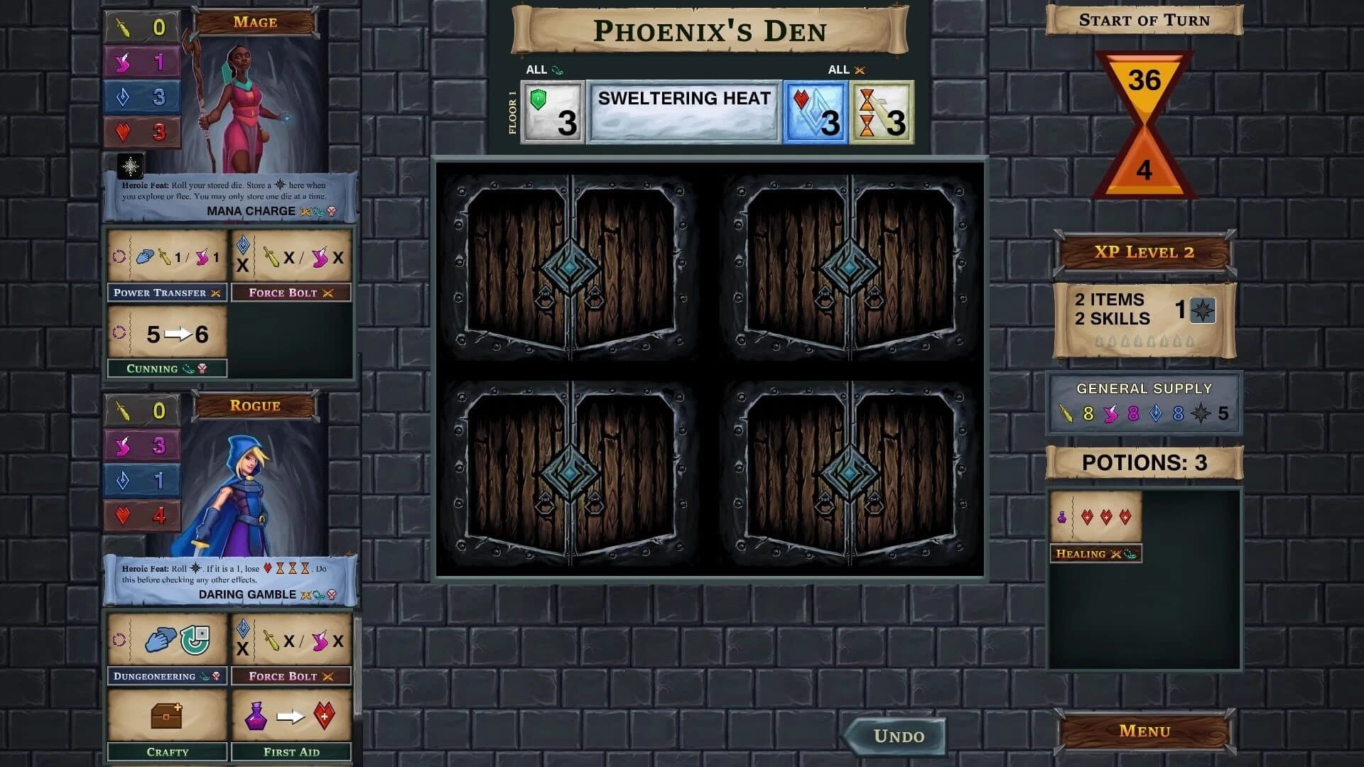 One Deck Dungeon: Phoenix's Den screenshot 4