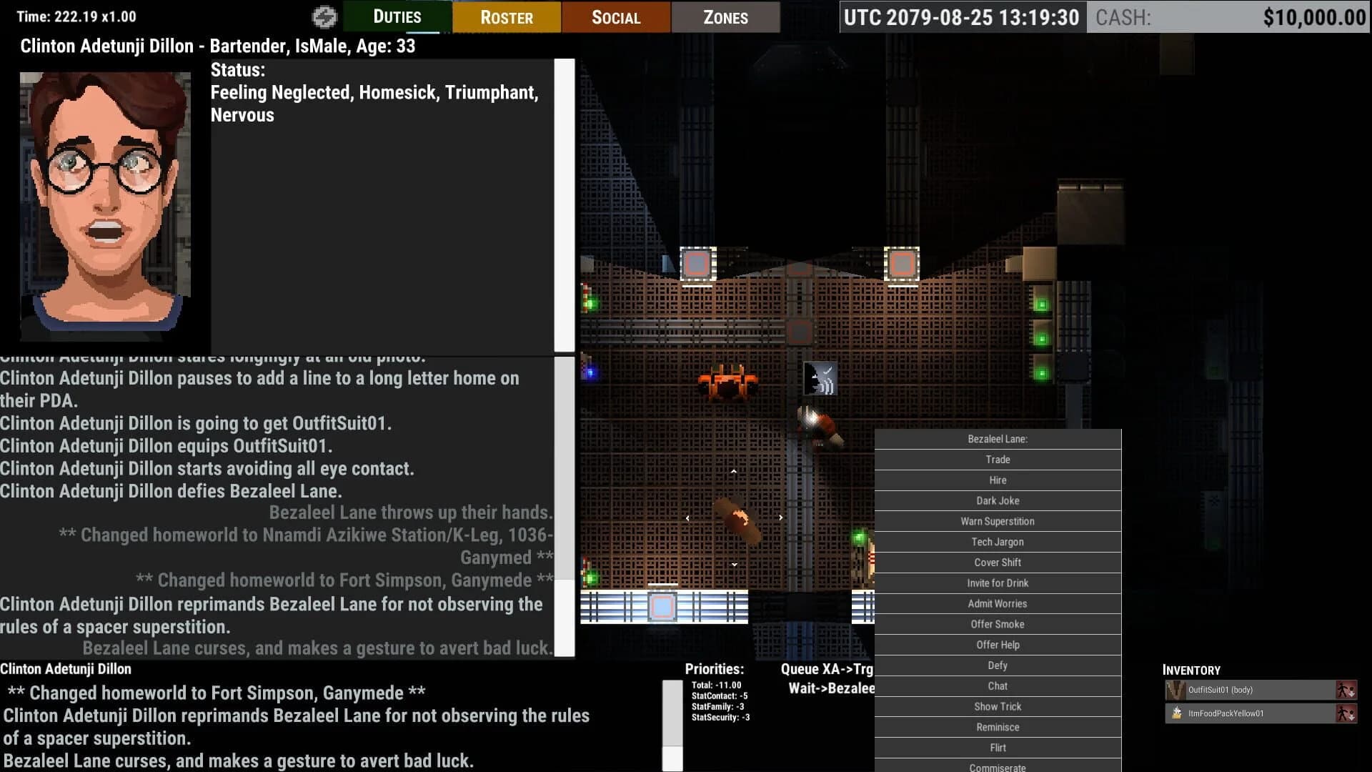 Ostranauts screenshot 1