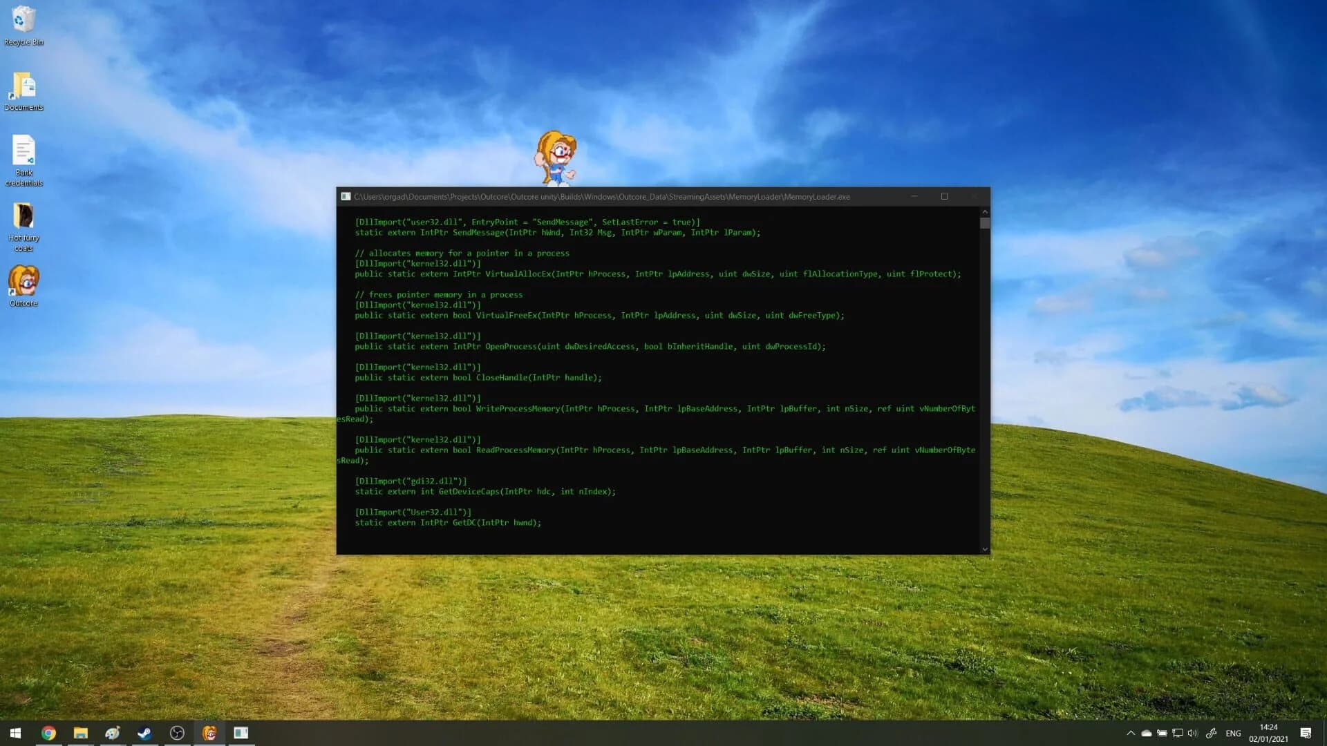 Outcore: Desktop Adventure screenshot 2