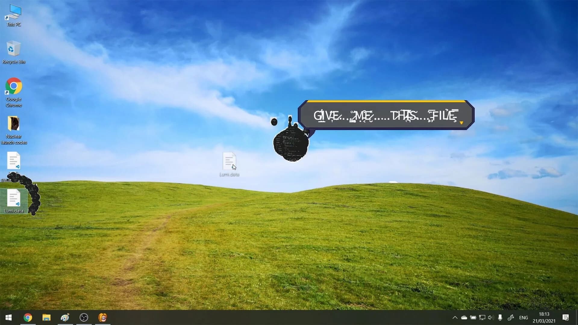 Outcore: Desktop Adventure screenshot 1