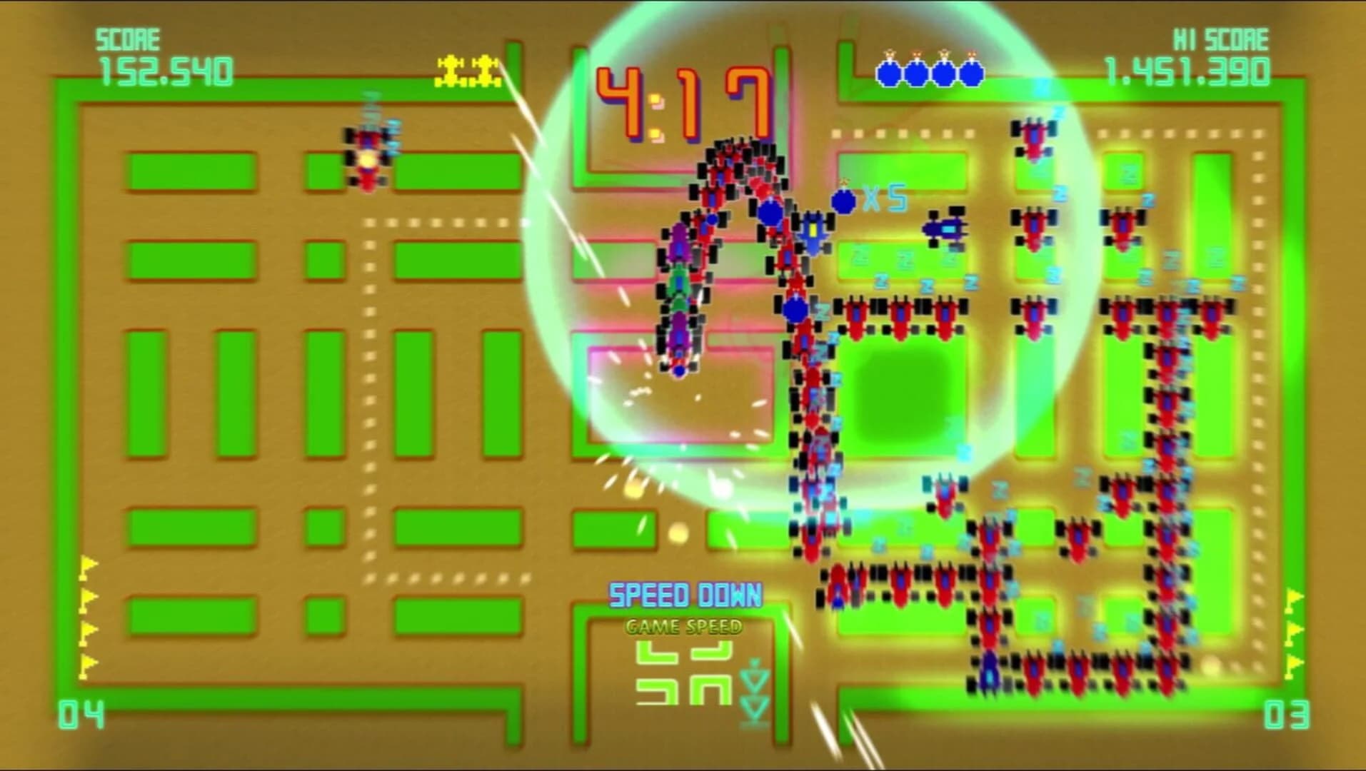 Pac-Man: Championship Edition DX+ screenshot 1